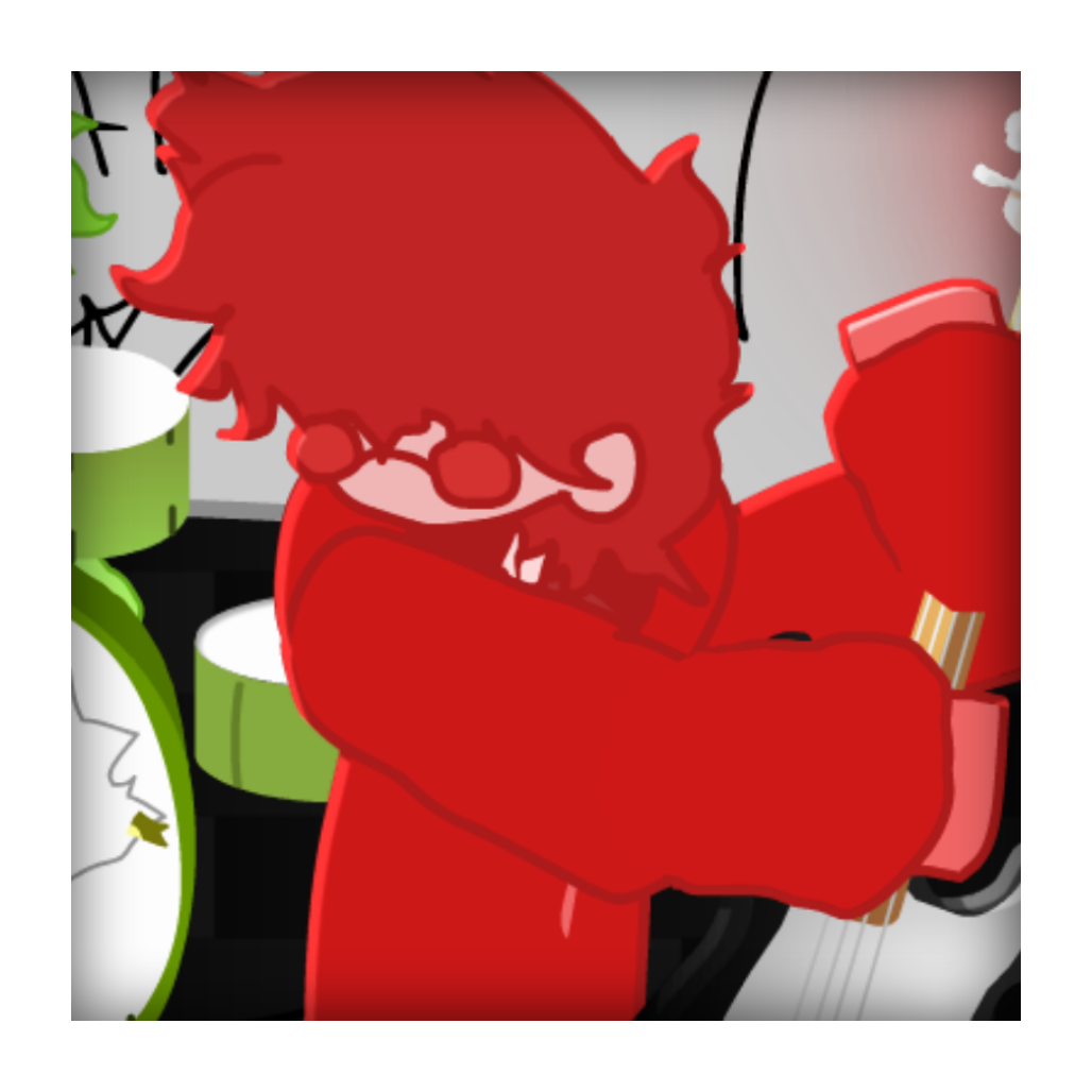 Max character portrait, pixelated style